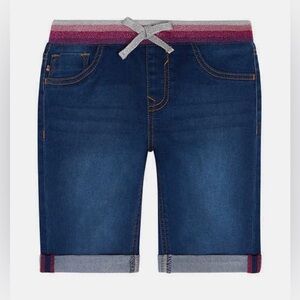 Vigoss The Thompson Girls Dark Washed Denim Shorts Long Bermuda Length Size 9/10